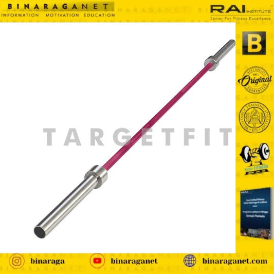 TARGET OLYMPIC CERAKOTE LONG BAR 20Kg - 1000lbs PINK