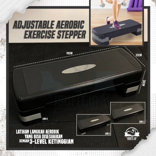 Adjustable Aerobic Stepper / Papan Step Aerobik