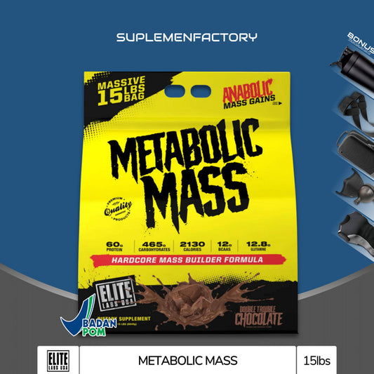 Elitelabs USA Metabolic Mass 15 Lbs Protein Weight Gainer