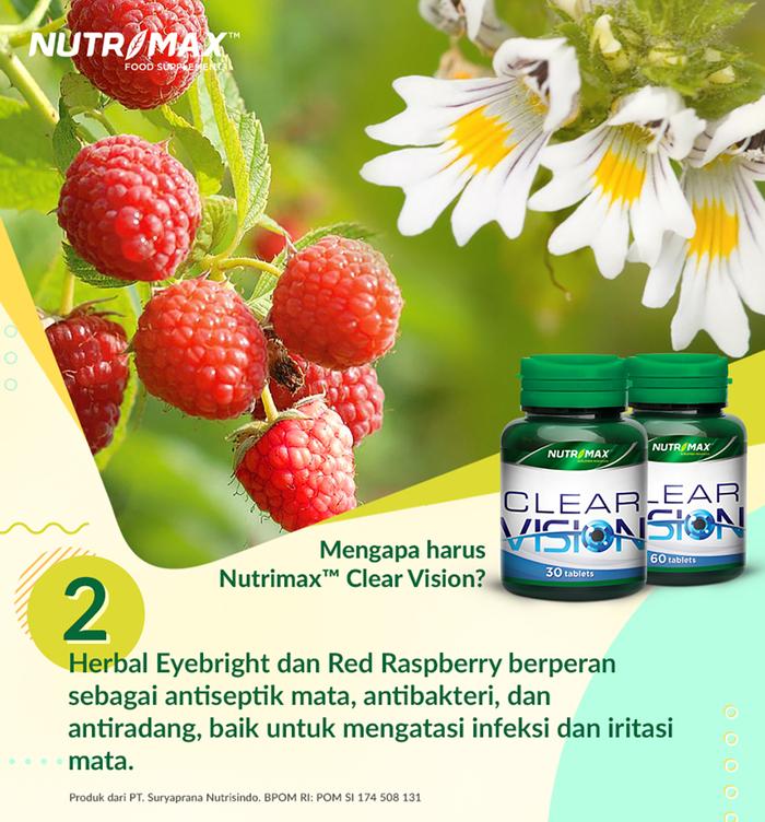 Nutrimax Clear Vision Vitamin Tablet Membantu Menjaga Kesehatan Mata