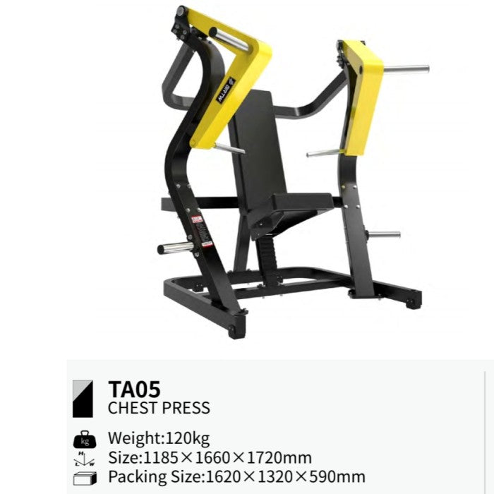 BRTW FITNESS Chest Press TA05/ Plate Loaded /Gym / Fitness