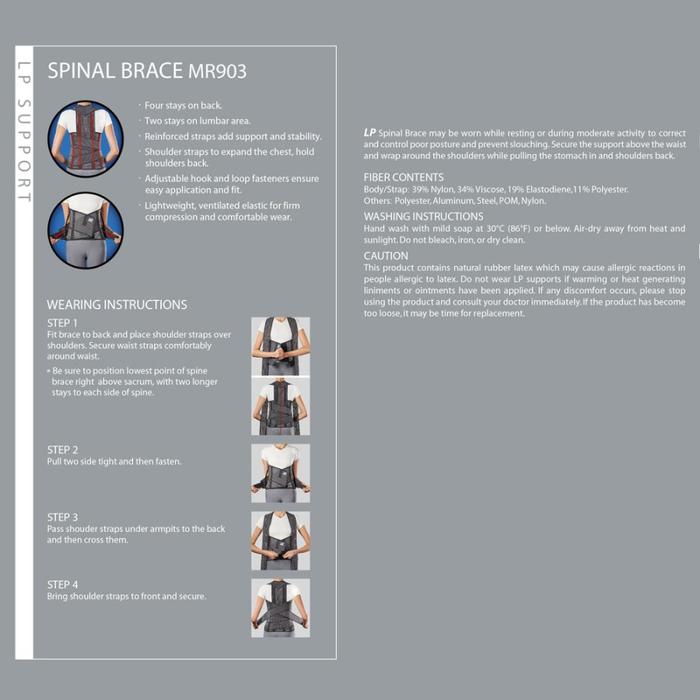 LP Support Spinal Brace LP-MR903 - S