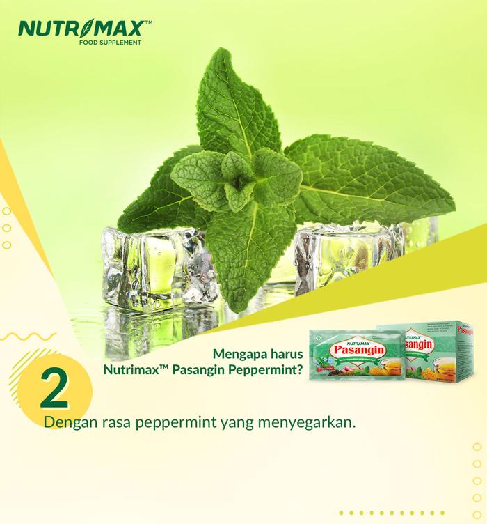 Nutrimax Pasangin Papermint Membantu Meredakan Gejala Masuk Angin Pemanis Stevia Tenggorokan Lega Daya Tahan Tubuh