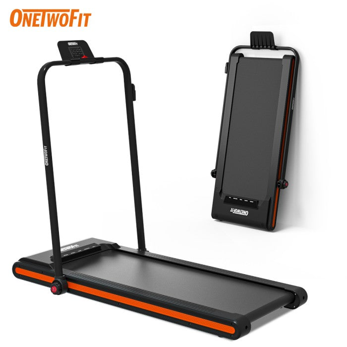 OneTwoFit 2 in 1 Running Pad 2.5HP Treadmill Listrik Lipat Treadmill Alat Fitness Treadmill