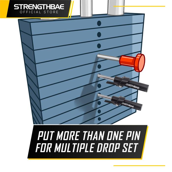 Drop Set Pin STRENGTHBAE Cable Machine Lat Pulldown Row Dropsetters