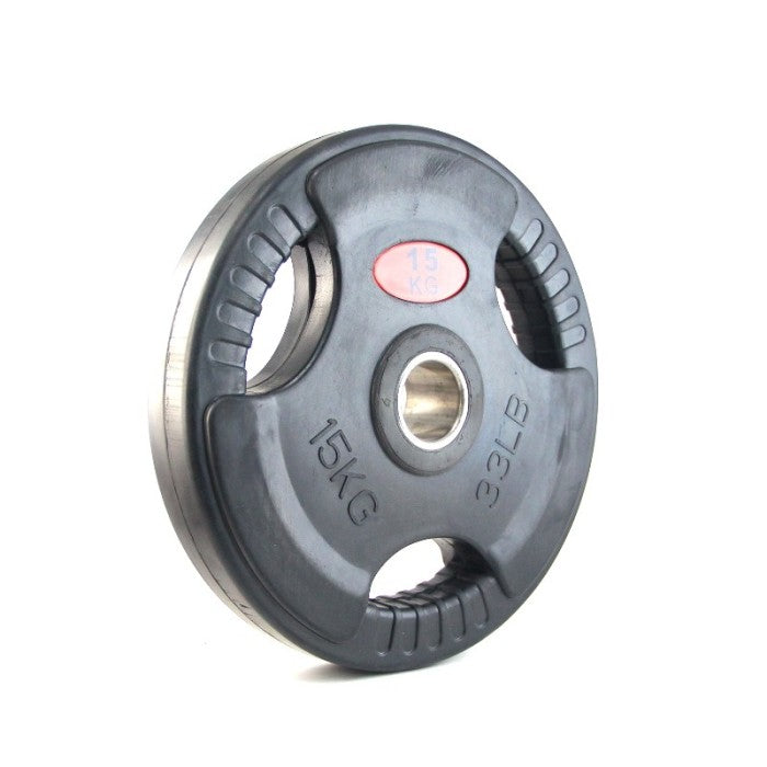 PROMO BARBEL PLAT BEBAN RUBBER TIPE 3 - 15 KG SERI F724