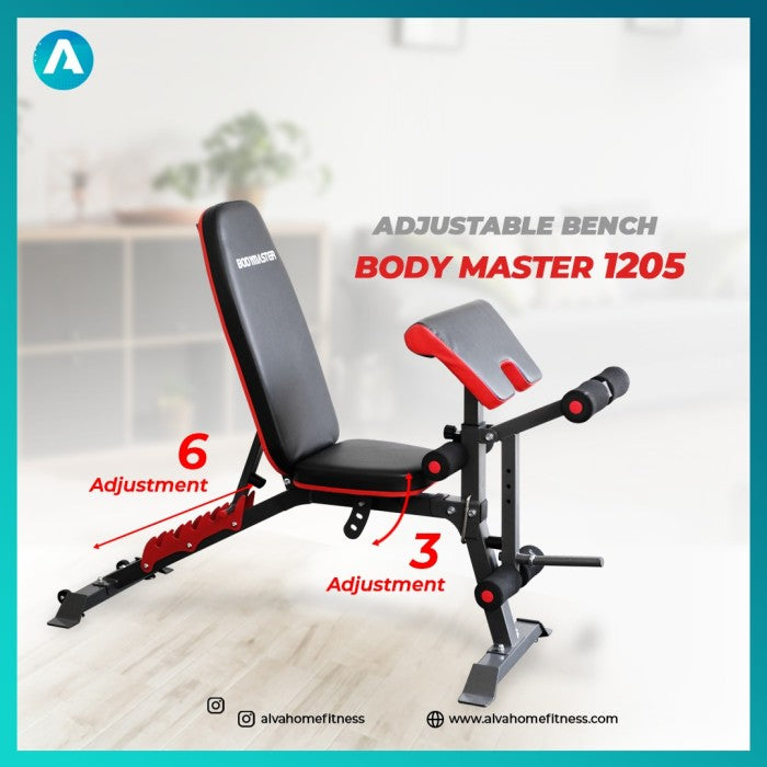 Adjustable Bench Leg Curl - Leg Extension - Bicep Preacher Curl