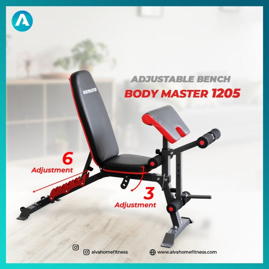 Adjustable Bench Leg Curl - Leg Extension - Bicep Preacher Curl