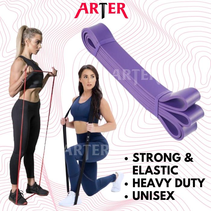 ARTER Long Resistance Band Power Band Karet Fitness Panjang Pullup Assistance Premium - YELLOW XS
