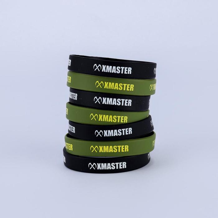 XMASTER Gelang Unisex & Keeper Powerlifting Anti Slip Loop Strap untuk Sabuk Gym Pria Wanita Aksesoris Lever Belt Hijau Hitam - XMASTER Black