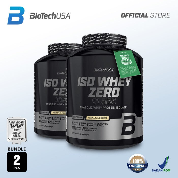 Bundle - ISOWHEY ZERO BLACK  2270+2270Gram - Vanila