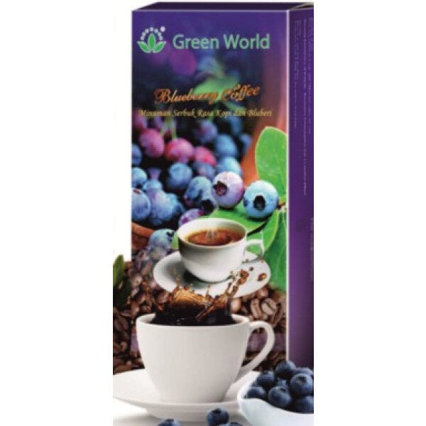 GreenWorld Blueberry Coffe 12 Sachet/ Box