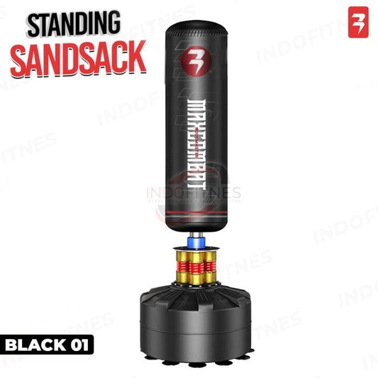 BODYMASTER Standing Kick Boxing BM-E008 Sandsack Vertical Samsak Tinju - MAXCOMBAT-BLACK