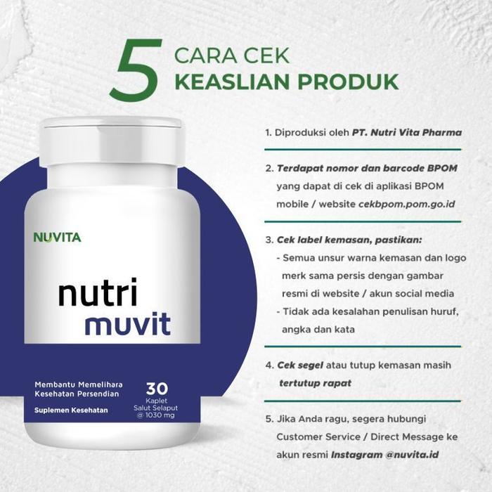 Nuvita Nutri Muvit - 30 Kaplet