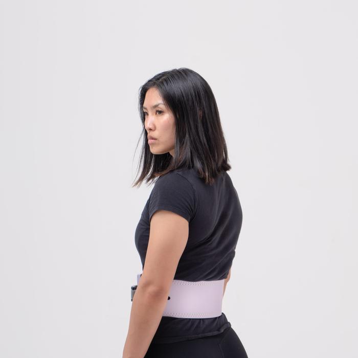 Rughen Lever Belt 12mm for Weight Lifting - Colored Edition - Putih, 2XS QuickAdjust