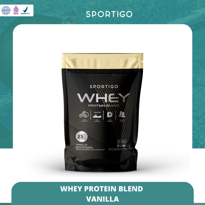 Sportigo Whey Protein Blend Isolate Concentrate 2lbs - Vanilla