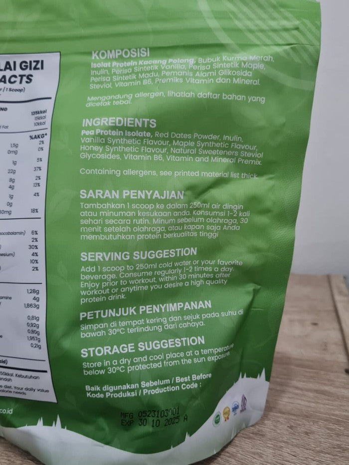 Rimbalife Wheygan Vegan Pea Plant Protein 350 gram