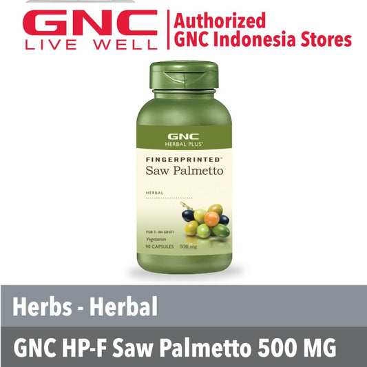 GNC HERBAL PLUS FINGERPRINTED SAW PALMETTO (470767)