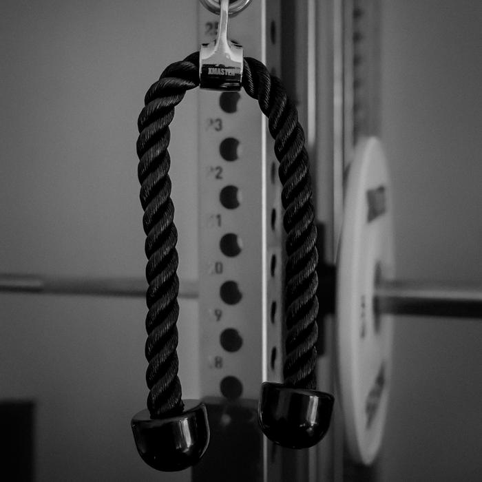 XMASTER Tricep Rope Tali Gym Nilon Latihan Tricep Bicep Otot Lengan Strength Crossfit Training - Rope Only