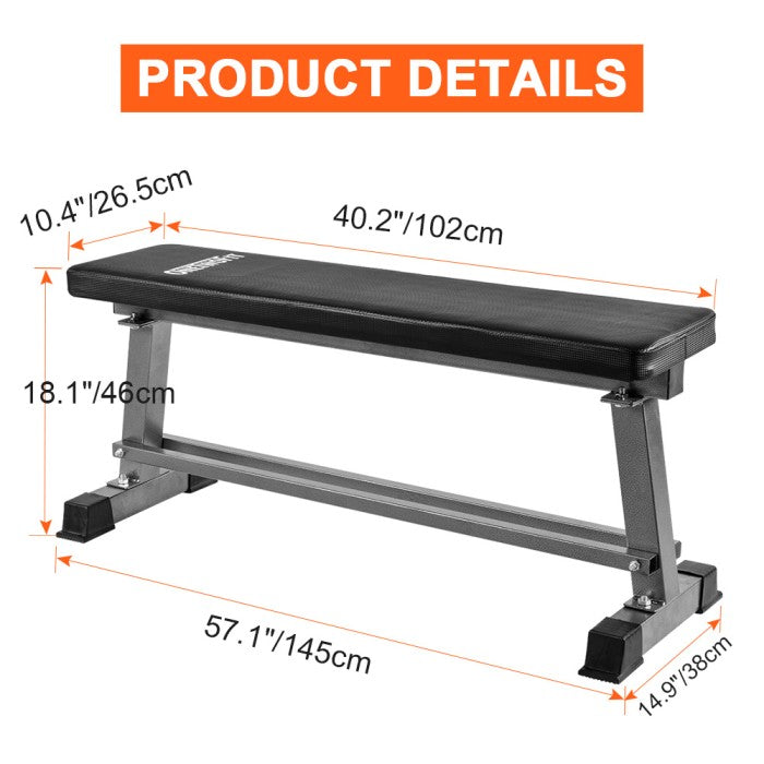 OneTwoFit Weightlifting Bench Dumbbell Stool Home Exercise Training