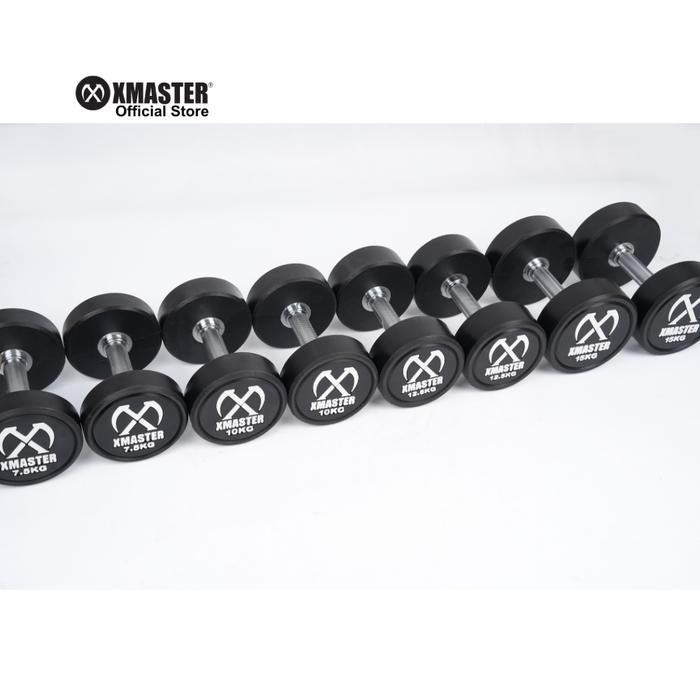 XMASTER CPU Dumbbell 2.5kg-25kg Set + Rack - Round 2,5~25kg