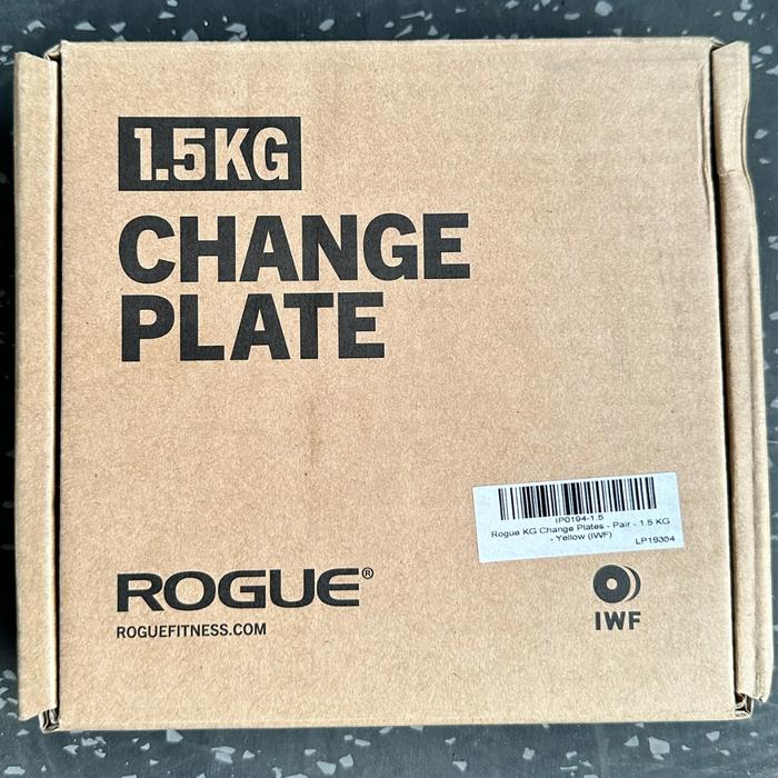 ROGUE IWF Change Plate Original gym Weight Plate Fitness CrossFit Weightlifting  Powerlifting ELEIKO - 0,5KG for pair