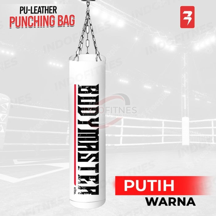 BODYMASTER Premium Sandsack Punching Bag BM-E035 Samsak Tinju Boxing - 120CM WHITE