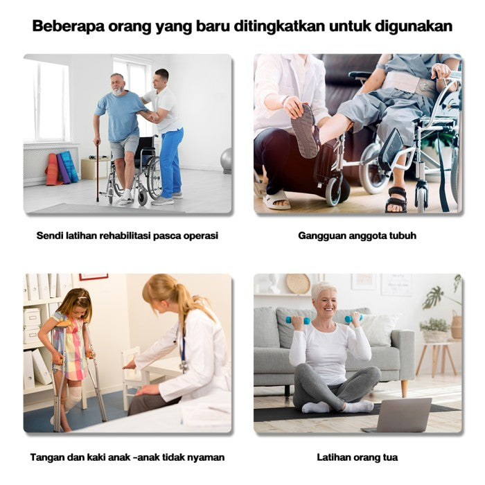 OneTwoFit Sepeda Statis Terapi Terapi Kaki dan Tangan Penderita