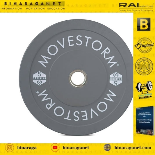 Movestorm Echo Color Bumper Plates - 5 KG (Pair)