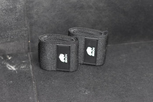 Bison Wrist Band Support Weight Lifting - Hitam