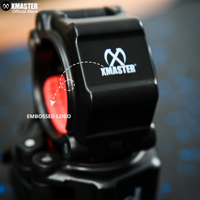 XMASTER Barbell Lock Clamp Collar Pengunci Barbell Fitness CrossFit Gym Powerlifting ROGUE ELEIKO - Firm Grip Red
