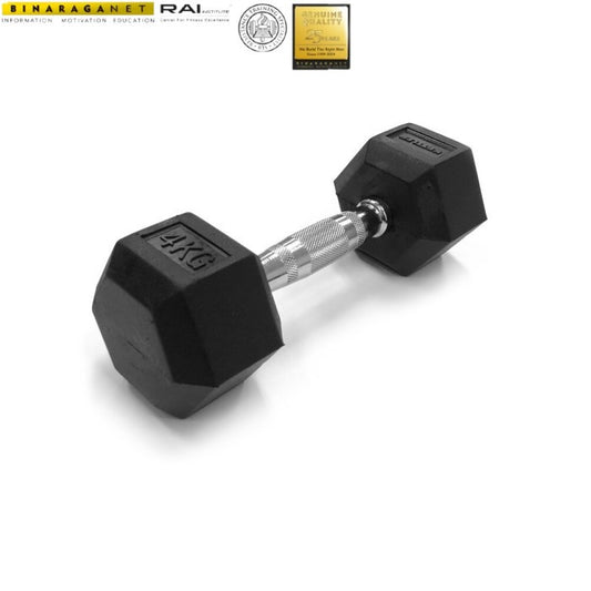 Kettler Fixed Hexagonal Dumbbell 4kg 706-010