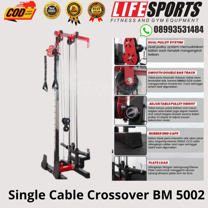 Single Cable Crossover BM-5002 Home Gym Functional Trainer Single Cable Crossover BM-5002 Home Gym Functional Trainer
