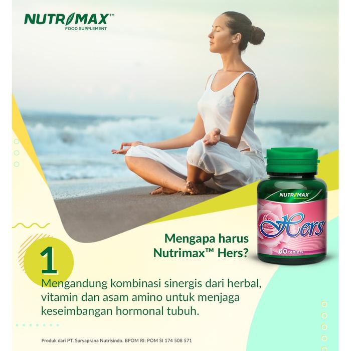 Nutrimax Hers 30 Tablet Suplemen Kesehatan Wanita - 30 Tablet