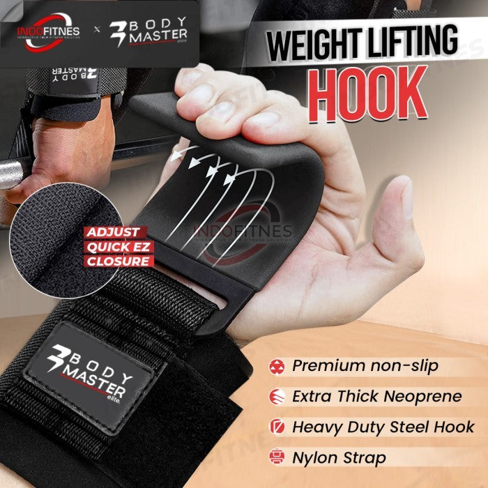 BODYMASTER Weightlifting Hook BM-A327 Weight lifting Gym Fitnes Gloves