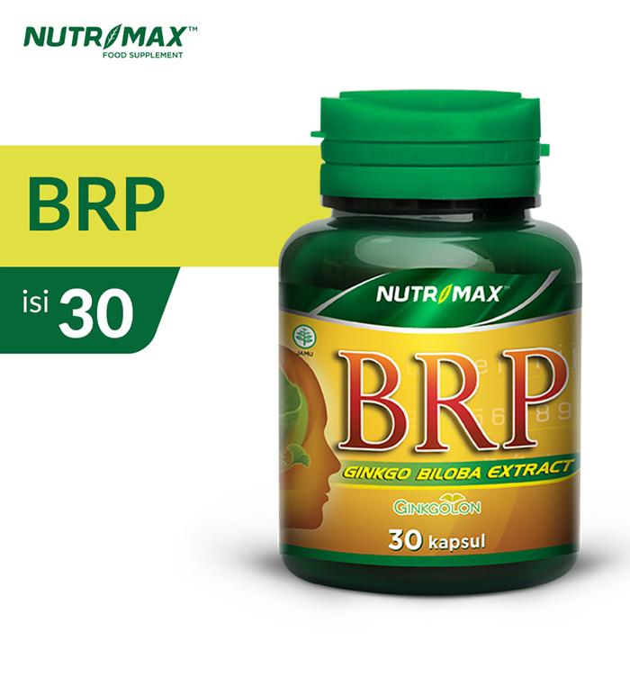 Nutrimax BRP (Brain Power) Meningkatkan Konsentrasi dan Daya Ingat Isi 30 Naturecaps