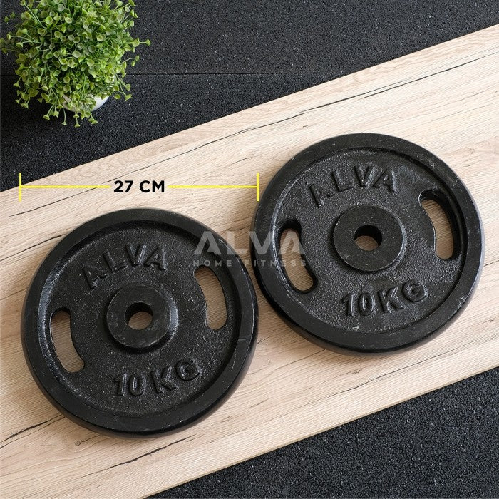 [3CM] Plat Beban Weight Plate Dumbell Dumbel - 10 kg