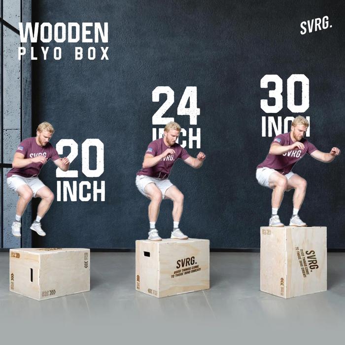 SVRG. Soft Plyo Box 24" - Soft Jump Box - Jump Crossfit 4 Level - 18