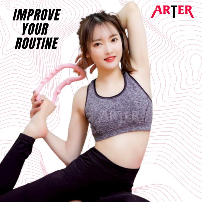 ARTER Yoga Ring Resistance Training Latihan Yoga Pilates Stretch Ring