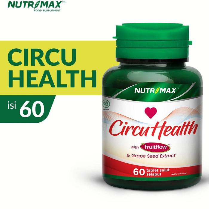 Nutrimax Circu Health Membantu Melancarkan Sirkulasi darah - 30 Tablet