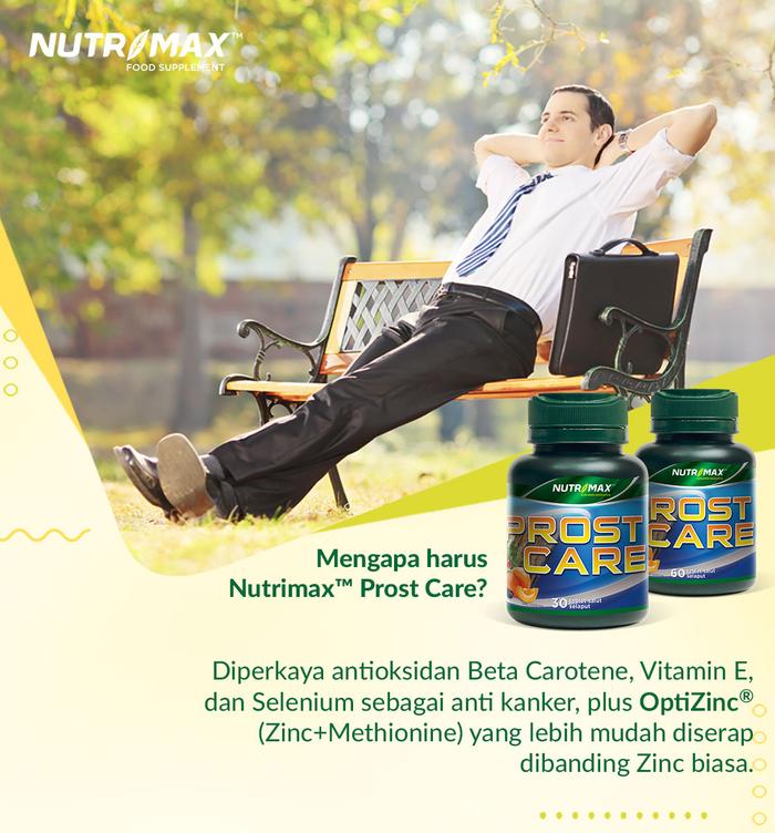 Nutrimax Prost Care Isi 30 Naturecaps Membantu Memelihara Kesehatan Prostat