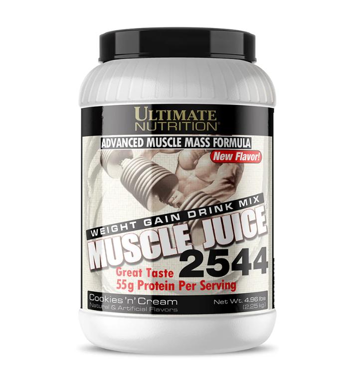 Paket Bundling Ultimate Nutrition Creatine Monohydrate Biovolumizing x Muscle Juice 2544, 4,96lb suplemen fitness / suplemen gym / suplemen protein penambah massa otot - Chocolate