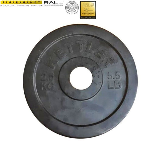 Kettler Rubberized Weight Plate 2.5kg 801-010