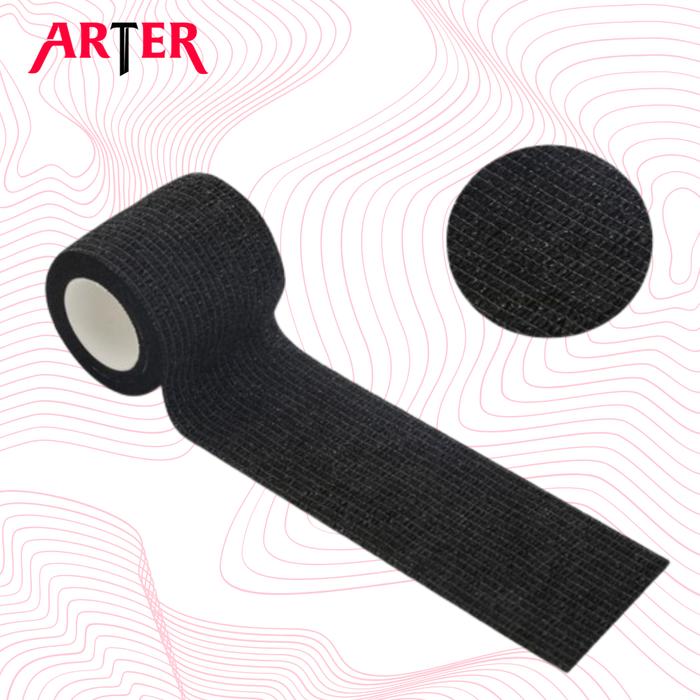 ARTER Finger Tape Gym Adhesive Finger Tape for CrossFit WeightLifting Hyrox Voli Futsal Basket Powerlifting Finger Support Protection - BLACK