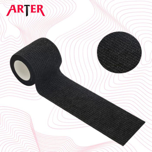 ARTER Finger Tape Gym Adhesive Finger Tape for CrossFit WeightLifting Hyrox Voli Futsal Basket Powerlifting Finger Support Protection - BLACK