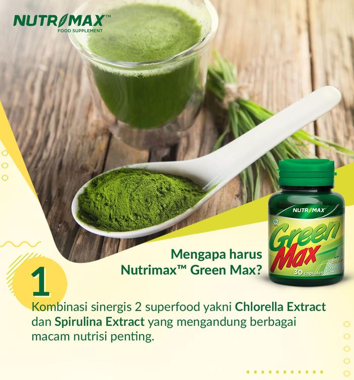 Nutrimax Green Max Membantu Menjaga Kesehatan Pencernaan
