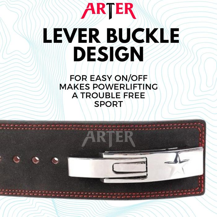 ARTER Gym Lever Belt Buckle Sabuk Wanita Female Lifting 10mm TEAL - S