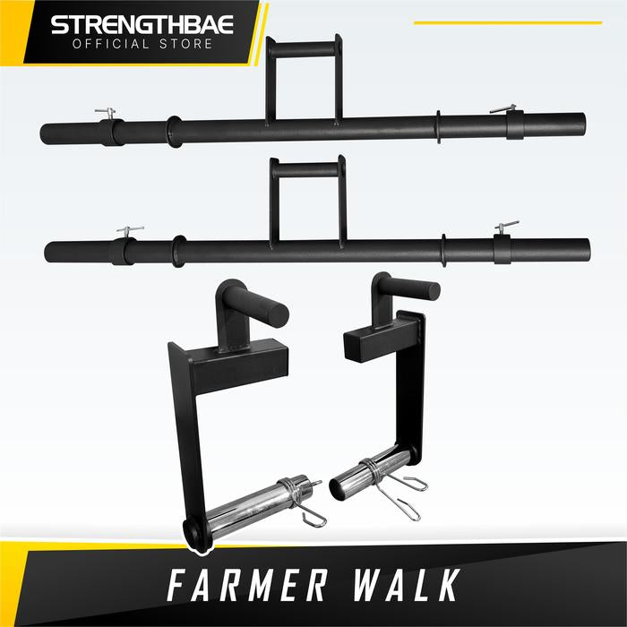 Farmers Walk Handle STRENGTHBAE Farmer Carry Handles Strongman - Normal (Long)