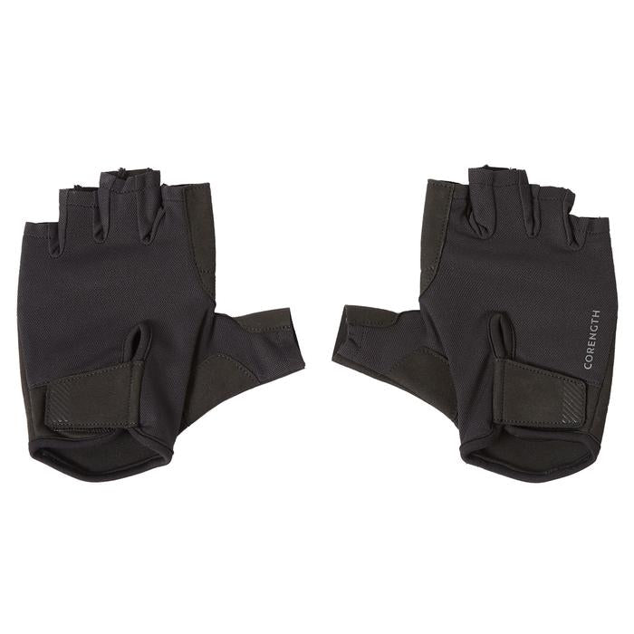 Decathlon CORENGTH Sarung Tangan Gym Fitness Latihan Beban 100 - - 8595161 - Ukuran, 2XL