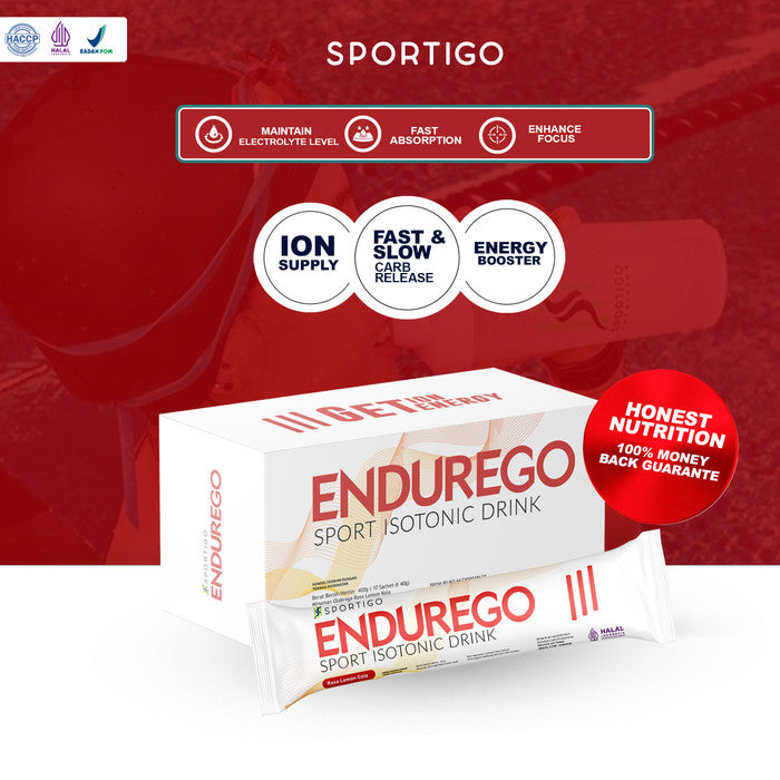 ENDUREGO Sport Isotonic Drink Box - 40g x 10sch